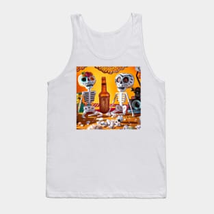 Day of the Dead Skulls Tank Top